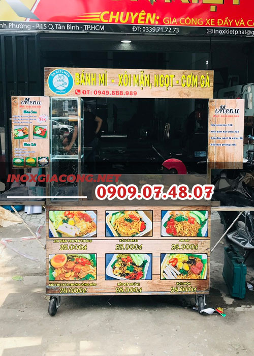 xe bán xôi đẹp