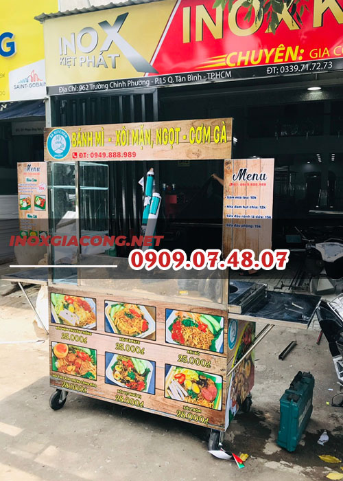 xe bán xôi đẹp