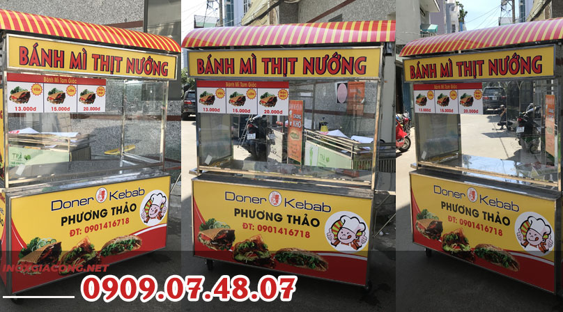 Giá xe bánh mì thổ nhĩ kỳ trọn gói