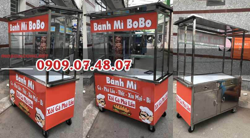 Giá xe bánh mì thanh lý