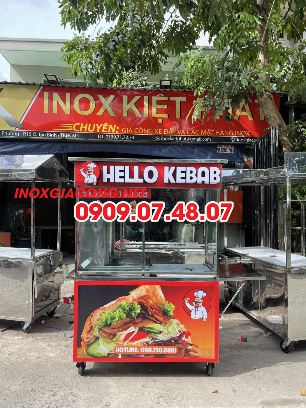 Địa điểm cung cấp xe bánh mì Thổ Nhĩ Kỳ uy tín chất lượng nhất Sài Gòn