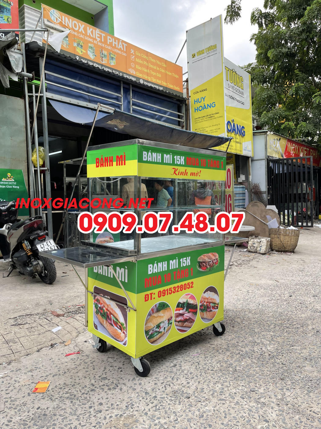 XE ĐẨY BÁNH MÌ