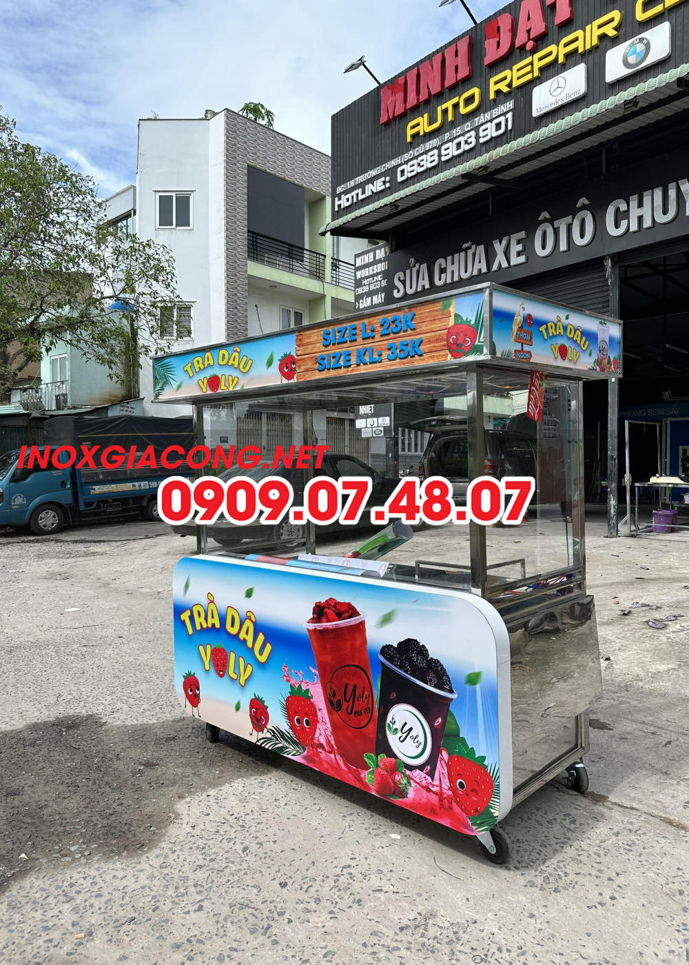XE ĐẨY TRÀ SỮA