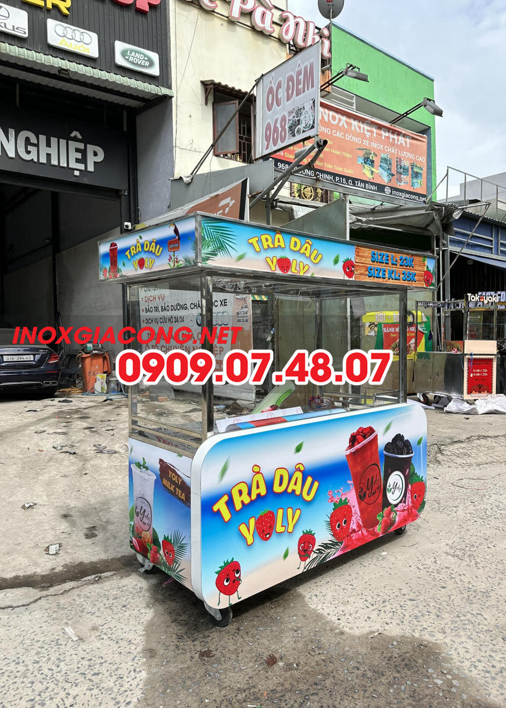 XE ĐẨY TRÀ SỮA