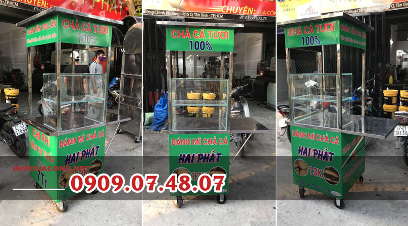 Mua xe bán bánh mì chả cá ở Sài Gòn